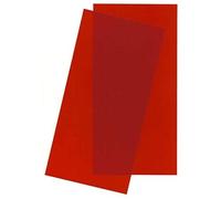 Evergreen Scale Models Red Transparent Sheet 6x12x010 2 Pc Evg9901