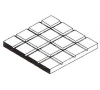 Evergreen Scale Models Sidewalk 3/8 Evg4517