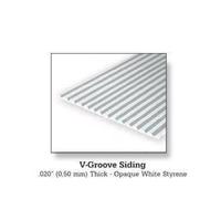 Evergreen Styrène 2025 - 1 X .63.5cm 64mm) Espacement Rainure En V