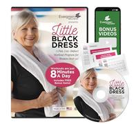 Evergreen Wellness The Little Black Dress Workout DVD for Beginners and Seniors - Low Impact Full Body Exercise Program for Women