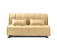 EVERGREENWEB Canapé-lit 3 Places Convertible en Lit avec Matelas Double 160x190 Effet Massant 0rthopédique, Sofa Bed avec Housse Déhoussable et Lavable Couleur Beige Coussins Ultra-Doux Inclus EVENING