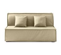 EVERGREENWEB Canapé-lit 3 Places Convertible en Lit avec Matelas Double 160x190 Effet Massant 0rthopédique, Sofa Bed avec Housse Déhoussable et Lavable Couleur Beige Coussins Ultra-Doux Inclus Ellen