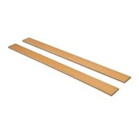 EVERGREENWEB - Kit de 2 lattes de lit en bois RENFORCÉ, longueur 89cm largeur 6,4cm épaisseur 0,8cm - Taille STANDARD, lattes de remplacement en hêtre multicouche ECOLOGIQUE pour tous sommiers simples