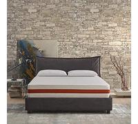 EVERGREENWEB - Matelas 120x195 cm Mousse a Mousse A Mémoire h 22 cm | Multi-Densité - et Confortable | Haute Resilience Respirante - Ergonomique Hypoallergénique |avec 2 Oreillers Gratuit