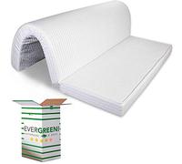 EVERGREENWEB Matelas pour canapé 160x190 cm lit pour Banquette B.Z. 10 cm de Hauteur, revêtement Blanc hypoallergénique, Matelas d'appoint Pliant en Mousse, Bed Sofa