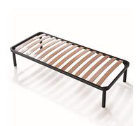 EVERGREENWEB - Sommier Simple 90x195 à Lattes en Bois avec avec Pieds - Cadre de Lits orthopédique - Sommier Cadre Lattes renforcé sur Pieds Amovible - pour Tous Les Matelas et Oreillers | Apple