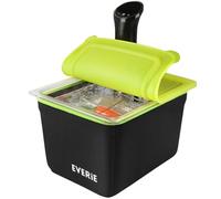 EVERIE Récipient sous vide avec couvercle universel en silicone, support sous vide et manchon de récipient compatible avec tous les modèles Anova, Anova Nano, Instant Pot, Wancle KIT-TY-GJ