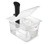 EVERIE Récipient sous vide EVC-12 de 12 litres avec couvercle rabattable à charnière compatible avec Anova Nano ou AN500-US00 ou Anova Pro 3.0, convient également aux pots instantanés