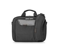 Everki Advance Sacoche pour ordinateur portable jusqu'à 18,4 pouces (47 cm) avec compartiments séparés pour accessoires / Fermetures éclair auto-cicatrisantes / Capacité 24 l, Noir