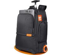 Everki 123 sac à dos ordinateur à roulettes - pour laptop 15,6" et MacBook 16", sac à dos cabine femme/homme avec roues remplaçables, sac de travail à roulettes pour professionnels
