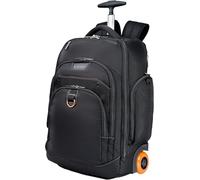 EVERKI Grand Sac à Dos à roulettes avec Compartiment réglable de 33 à 44 cm, EKP122B-ECO Atlas Wheeled 2, Noir, 43,2 cm