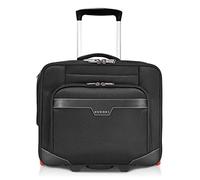 Everki Journey - Trolley d'affaires pour ordinateurs portables de 11 à 16 pouces (28-40,6 cm), organisation des dossiers, poche pour vêtements, roulettes ultra-silencieuses, noir
