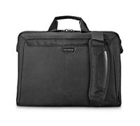 Everki Lunar - Sacoche pour ordinateur portable jusqu'à 18,4 pouces (46,7 cm) avec compartiment pour dossiers et accessoires, languette trolley et extérieur imperméable, noir