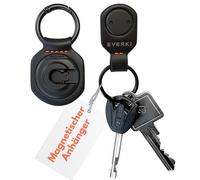 Everki porte-clés en cuir à libération rapide - porte-clés magnétique détachable d’une main, compatible avec sacs à dos, excellent cadeau pour navetteurs et voyageurs