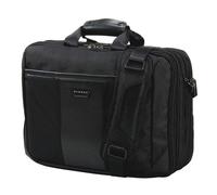 Everki Versa sacoche pour ordinateur portable - robuste pour laptops 13"-17,3", sac de voyage déperlant à multiples poches pour business, sac élégant femme/homme - Noir (EKB427BK17)
