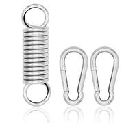 everlar® Anti Shock Ressort de Sac de Frappe avec 2 mousquetons I Qualité Made in EU I Sac de Frappe Parfait Accessoires pour la Suspension du Sac de Frappe et du Sac de Sable I 130 kg