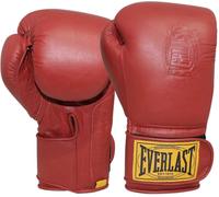 Everlast 1910 Pro Hook & Loop Gloves Rouge 12 onces Unisex