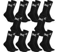 Everlast Chaussettes de sport 10 paires unisexe adulte, Noir/blanc, 43-46