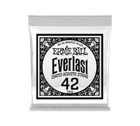 Ernie Ball Everlast Coated 80/20 Bronze 42 Cordes folk à l'unité