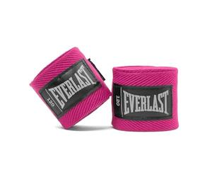 Everlast Core Bandages de Boxe 305 cm, Roses - pour Gants de Boxe, entraînement, MMA et Kickboxing, Fixation Velcro au Niveau du Pouce