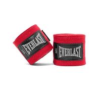 Everlast Core Bandages de Boxe 305 cm, Rouges - pour Gants de Boxe, Sparring, MMA et Kickboxing, Fixation Velcro au Niveau du Pouce