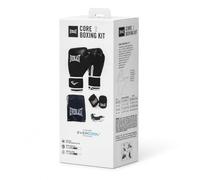 Everlast Core Kit de démarrage (L/XL), Gants de Boxe en Simili Cuir, Bandages 305 cm, protège-Dents Triple Couche - Mitaines, Sparring, MMA & Kickboxing