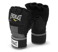 Everlast EverGel Hand Wraps (Black, Medium)