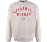 Everlast Greatness Within Crewneck Mens Gris/Rouge S Male