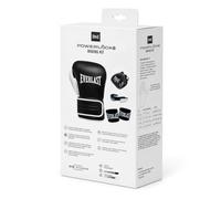 Everlast Powerlock OG Kit de démarrage (12 oz), Gants Noirs pour Sacs, Bandages 120 cm & protège-Dents - Mitaines, Sparring, MMA & Kickboxing