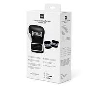 Everlast Kit d'entraînement Powerlock OG, Noir/Blanc, 14oz