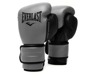 Everlast Powerlock 2R 10oz Boxing Gloves, Charcoal Boxing Gloves for Bags, Mitt Work & Sparring, Advanced Turnback Wrist Support, Quad Layered Foam Inner and Ergonomic Grip - Authentic Everlast Gear