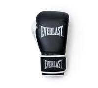 Everlast Gants de boxe Powerlock OG 16 oz – Mousse avancée, Fermeture auto-agrippante – Noir/Blanc