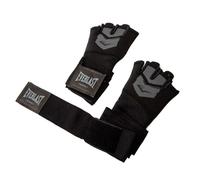 Everlast Prospect Bandes de Boxe 102 cm S/M (Noir/Gris), 8-12 Ans | Enfilage rapide, maintien du poignet, tissu extensible, sparring, entraînement
