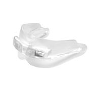 Everlast Protège-dents (Clear), amortissant les chocs avec armature à deux couches, conception bouillir et mordre, canal de respiration central et étui de rangement - Équipement Everlast authentique