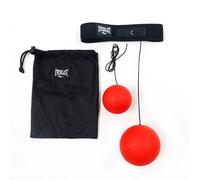 Everlast Reflex Ball Noir/Rouge Taille unique Unisex