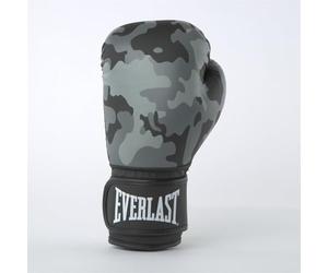 Everlast Unisexe - Gants de Boxe Spark Glove pour Adulte, Gants d'entraînement, Gris Camouflage, 14 oz