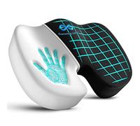 Everlasting Comfort Coussin de Siège en Mousse à Mémoire de Forme - Coussin pour Chaise de Bureau, Voyage, Voiture, Soutien Lombaire pour la Conduite - Coussin Portable pour Chaise et Bureau