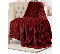 Everlasting Comfort Faux Fur Throw Blanket - Soft, Fluffy, Fuzzy, Plush, Thick Throws