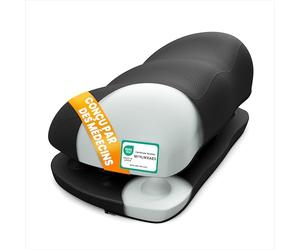 Everlasting Comfort FootCloud Repose-pieds sous bureau - Repose-pieds en mousse mémoire avec hauteur réglable, surface texturée et housse lavable