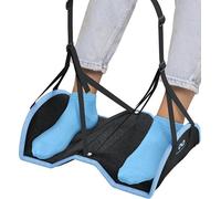 Everlasting Comfort Repose-pieds pour avion - Hamac ergonomique réglable pour pieds et talons - Repose-pieds portable en mousse à mémoire de forme pour avion - Accessoires de vol pour longs avions