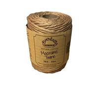 EVERLASTO Bobine de Ficelle en Coton Doux pour macramé 38/6 (4 mm Environ) Abricot 50 m