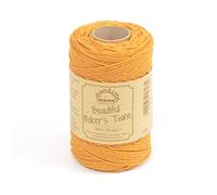EVERLASTO Ficelle en Coton Solide pour Loisirs créatifs Doré 2 mm Environ 100 m