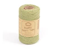 EVERLASTO Ficelle en Coton Solide Vert Sauge 100 m