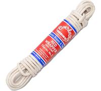 EVERLASTO Red Wrapper Cordon en Coton ciré de qualité fabriqué au Royaume-Uni N°4 (7 mm) x 25 m