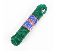 EVERLASTO Wyercentor Corde à Linge colorée avec Noyau en Acier Vert 3,5 mm d'épaisseur 20 m