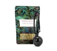 Everly Grace Coffret Thé Gourmet Oriental Tea Express - Chai Bio Épicé et Boule à Thé Noire Moderne - Mélange Ayurvédique sans Théine avec Cannelle et Gingembre - Cadeau Bien-être