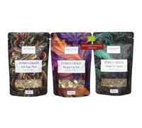 Everly Grace Coffret Thés Ayurveda et Chai Bio - Collection de 3 Tisanes Épicées sans Théine - Sans Arômes Artificiels - Coffret Cadeau Bien-être, Yoga et Relaxation
