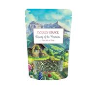 Everly Grace Infusion Bio Blessing of the Mountains - Tisane d'Herbes Alpines avec Ortie, Mélisse et Fleurs de Tilleul - Sans Théine et sans Arômes Artificiels - Mélange Artisanal en Vrac