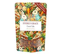 Everly Grace Infusion Bio Carrot Cake Tea - Rooibos Gourmand aux Épices et Carotte - Goût Gâteau à la Carotte - Idée Cadeau sans Théine pour Pâques und Anniversaires
