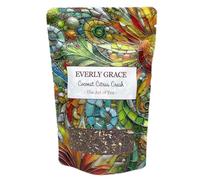 Everly Grace Infusion Bio Coconut Citrus Crush - Mélange Exotique Coco, Orange et Menthe - Base Rooibos sans Théine - Idéal en Thé Glacé Rafraîchissant